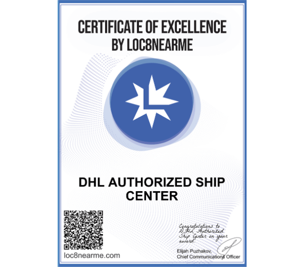 certificate from Loc8NearMe
